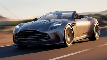 Aston Martin DB12 Volante - front tracking